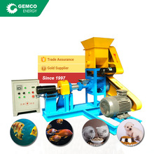 dgp40 single phase floating feed extruders 100kg per hour fish feed making machine with crusher